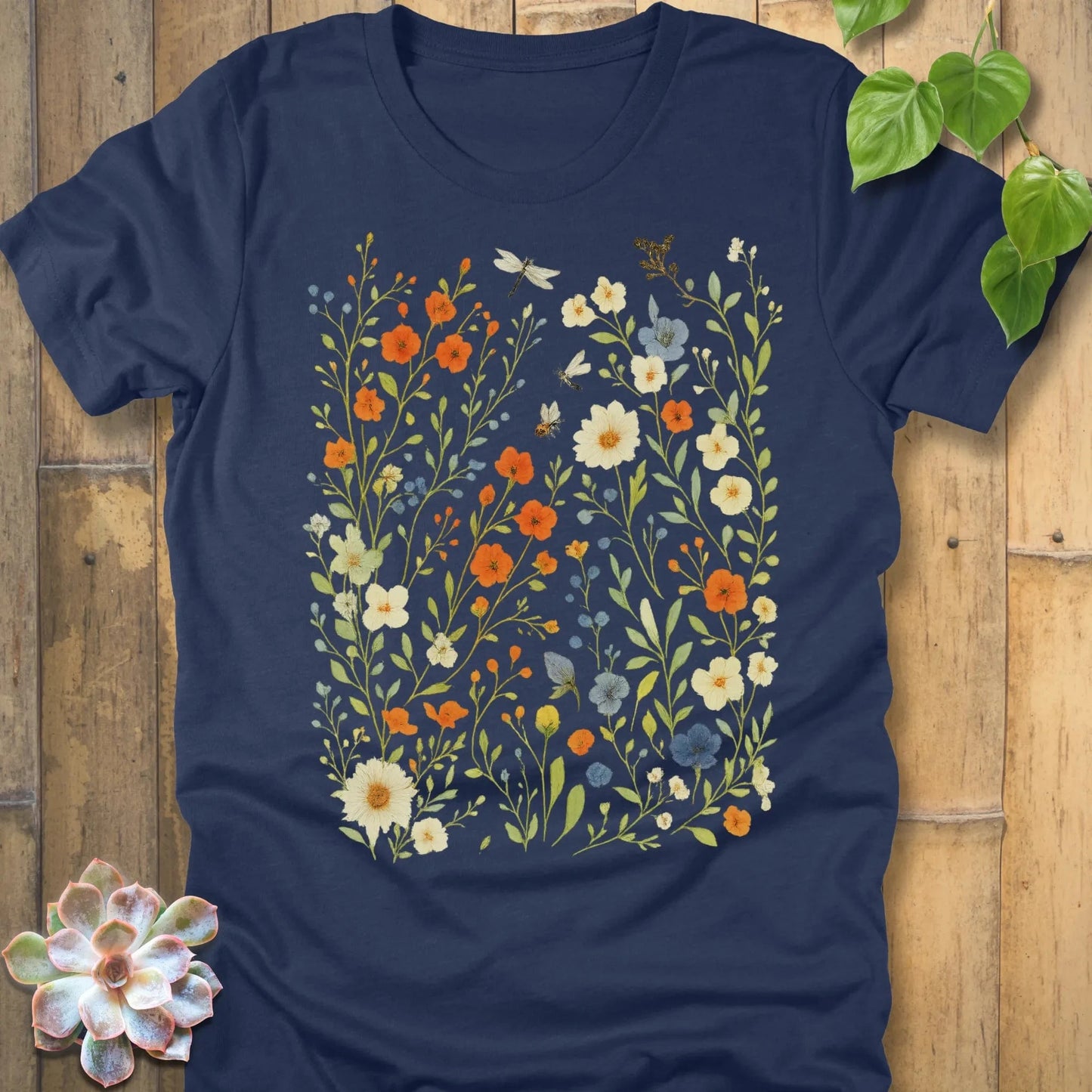 Heather Navy / S Meadow Magic T-Shirt T-Shirt