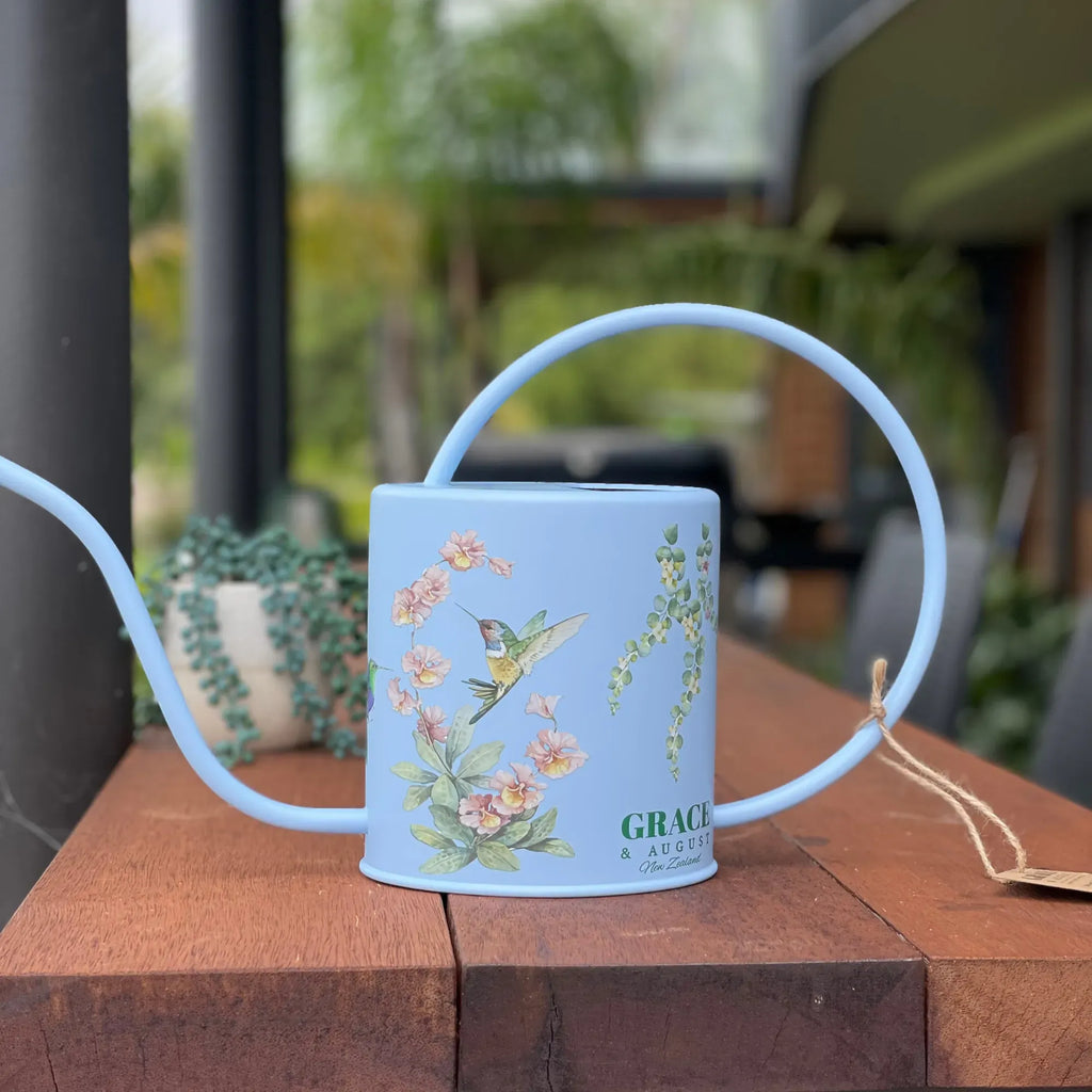Metal Indoor Watering Can | Blue Garden Accessories