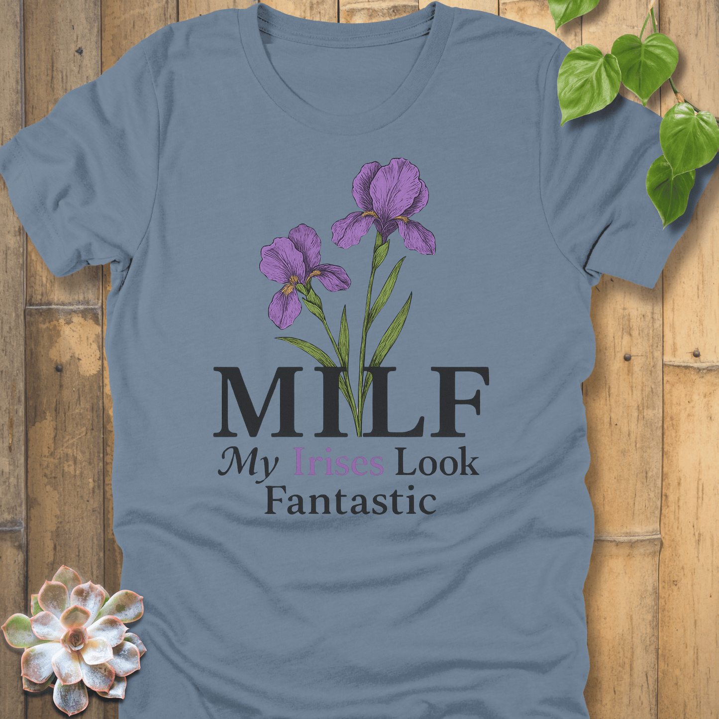 Steel Blue / S MILF T-shirt T-Shirt