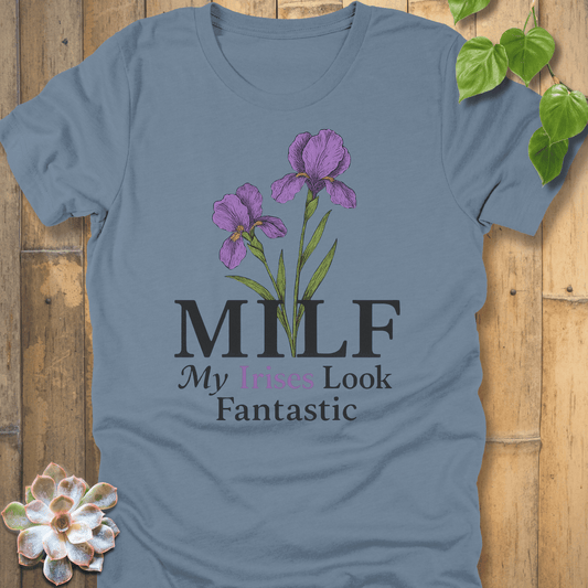 Steel Blue / S MILF T-shirt T-Shirt