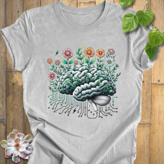 Athletic Heather / XS Mind in Bloom T-Shirt T-Shirt