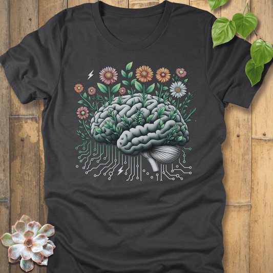 Dark Grey Heather / S Mind In Bloom T-Shirt T-Shirt