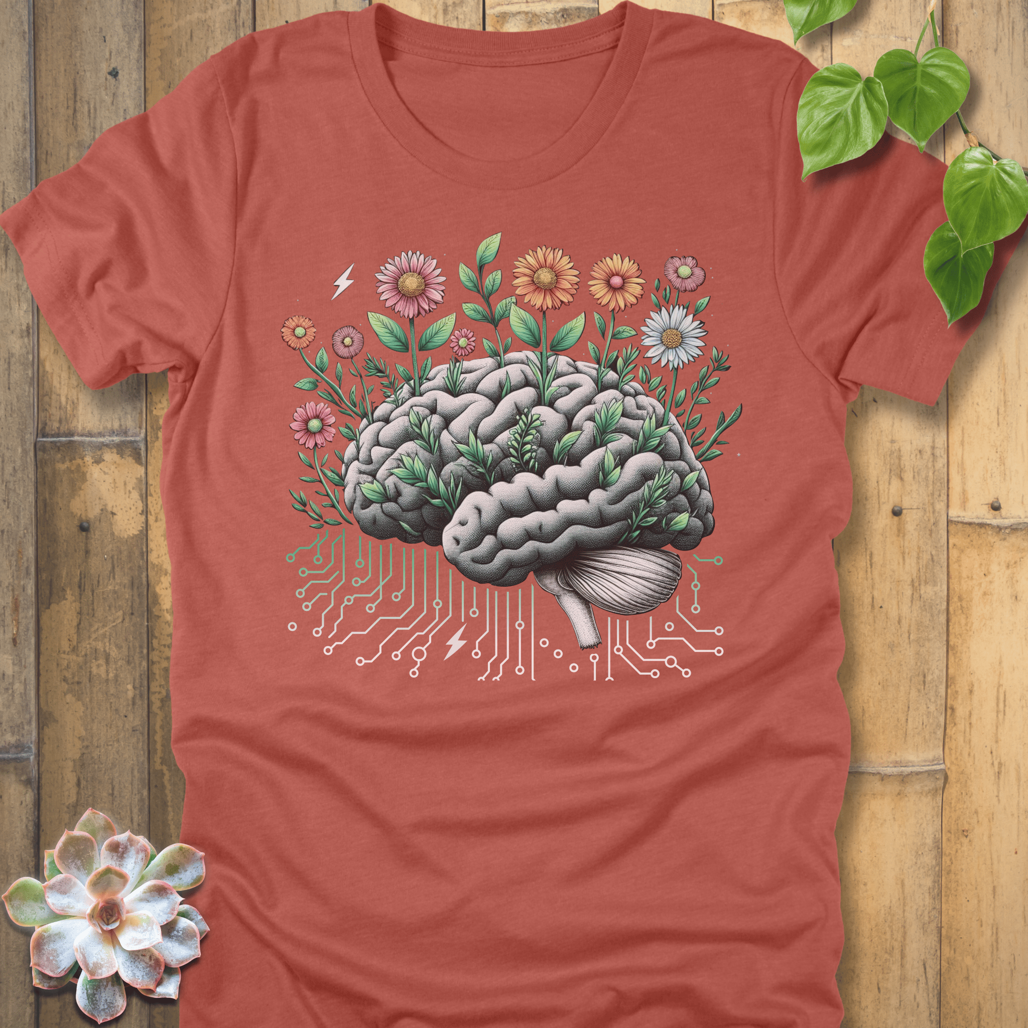Heather Clay / S Mind In Bloom T-Shirt T-Shirt