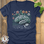 Heather Navy / S Mind In Bloom T-Shirt T-Shirt