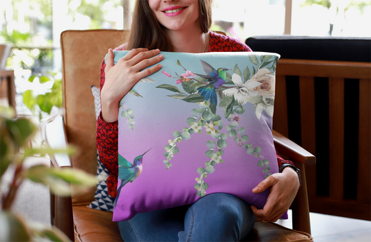 bird throw pillow