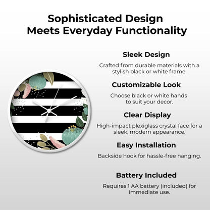 Modern Lines Wall Clock Wall Clocks