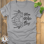 Athletic Heather / S Mom Wife Boss T-Shirt T-Shirt