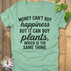 Heather Mint / S Money Can't Buy Happiness T-Shirt T-Shirt