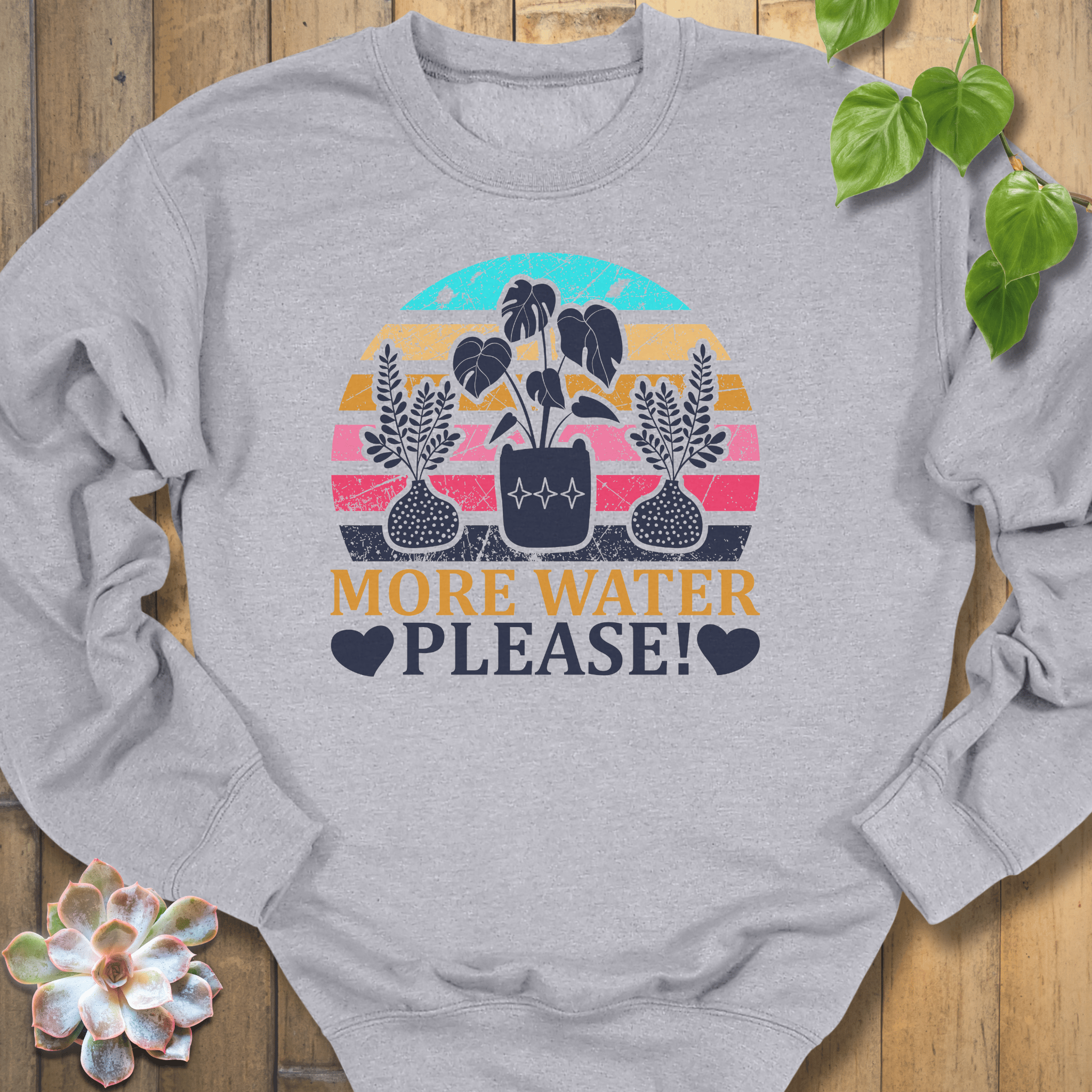 Sport Grey / S More Water Please Sweatshirt Sweatshirt