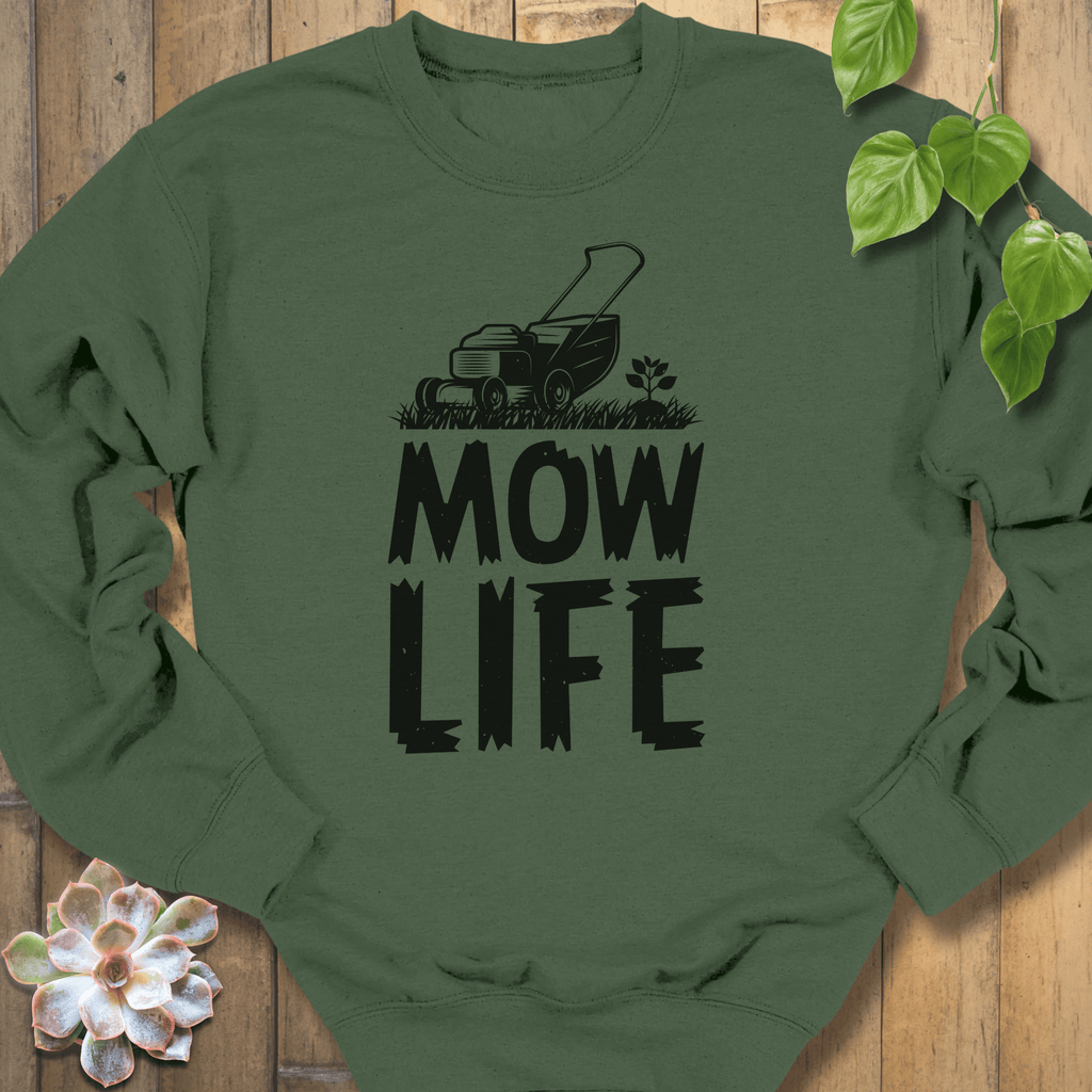 Military Green / S Mow Life Sweatshirt Sweatshirt