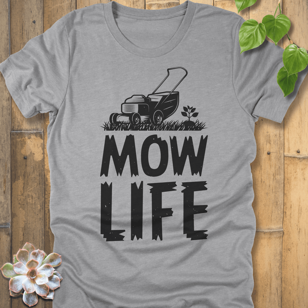 Athletic Heather / S Mow Life T-Shirt T-Shirt