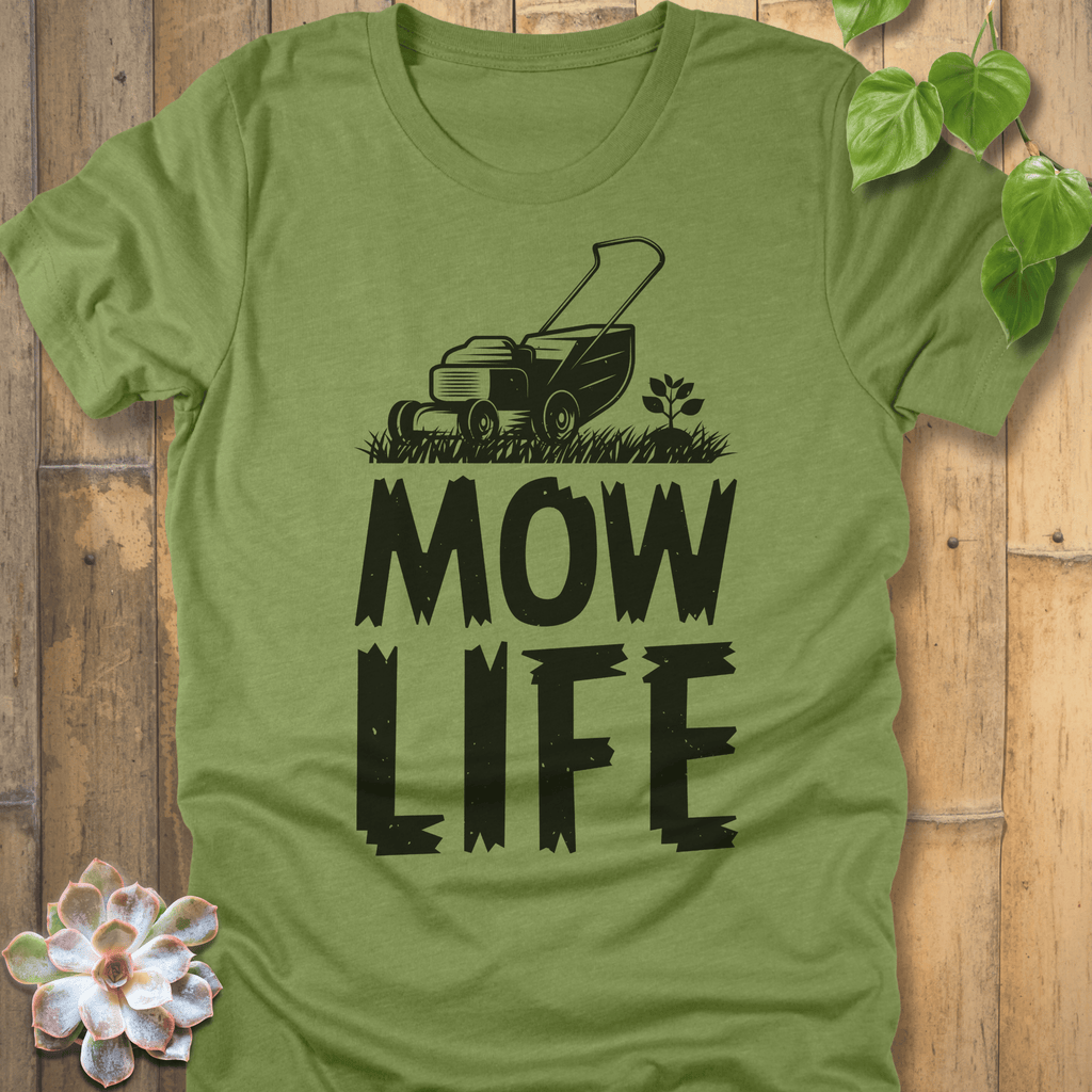 Heather Green / S Mow Life T-Shirt T-Shirt
