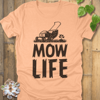 Heather Peach / S Mow Life T-Shirt T-Shirt