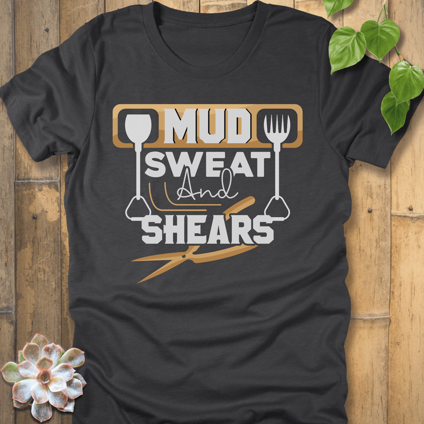 Dark Grey Heather / S Mud Sweat And Shears T-Shirt T-Shirt