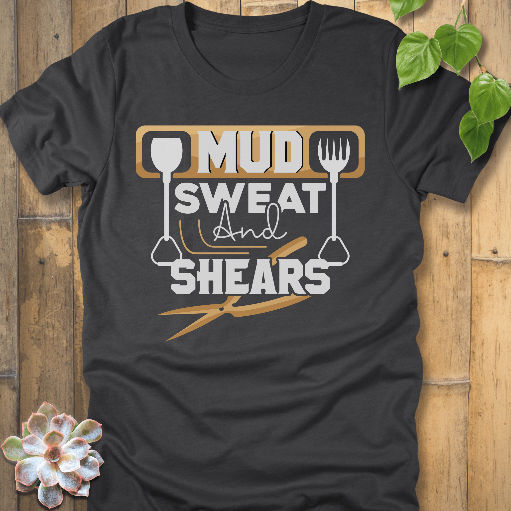 Dark Grey Heather / S Mud Sweat And Shears T-Shirt T-Shirt