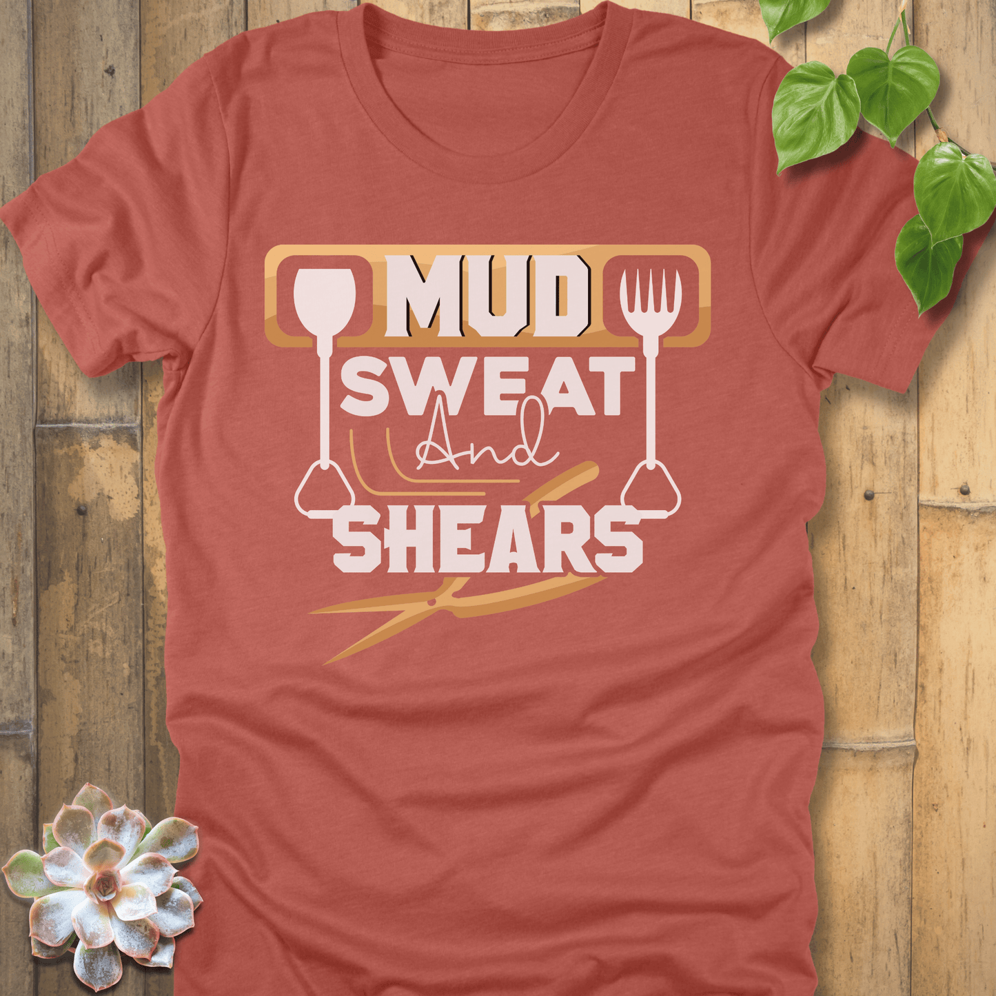 Heather Clay / S Mud Sweat And Shears T-Shirt T-Shirt