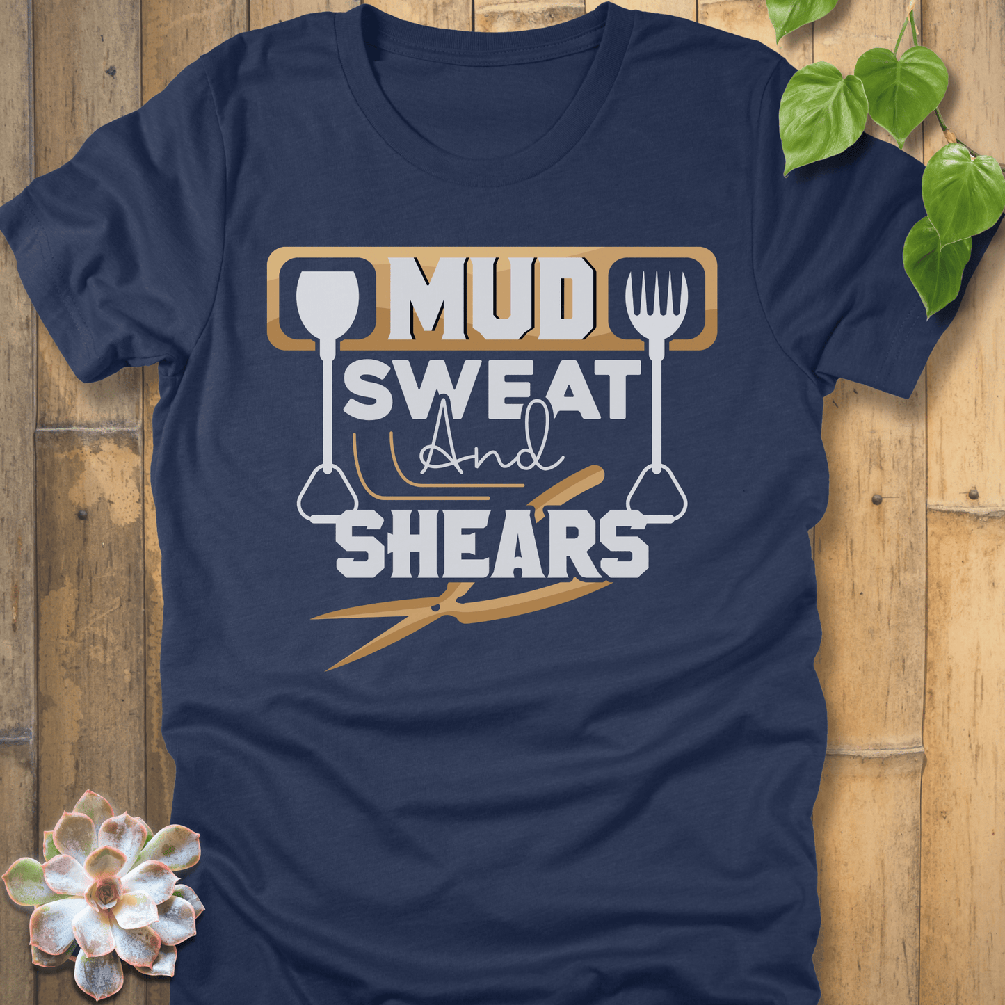 Heather Navy / S Mud Sweat And Shears T-Shirt T-Shirt
