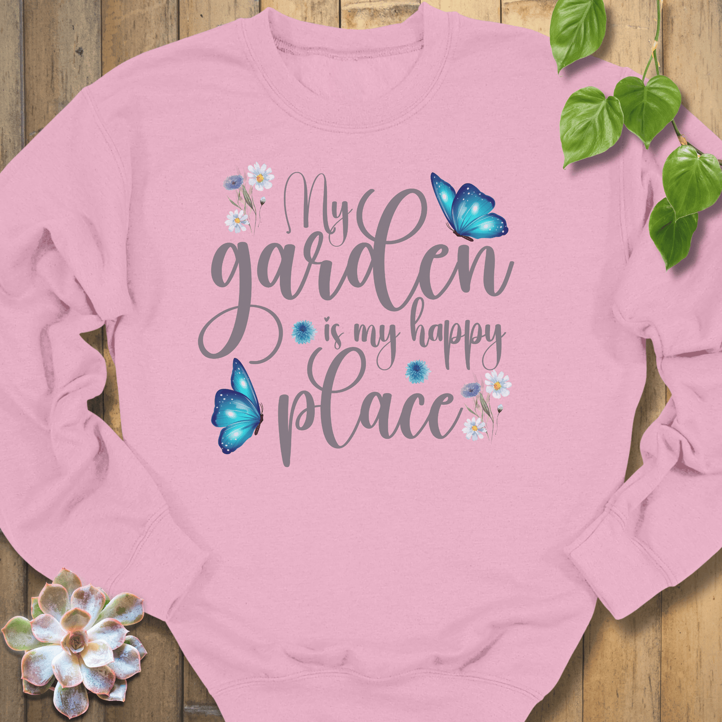 Light Pink / S My Garden Sweatshirt Sweatshirt