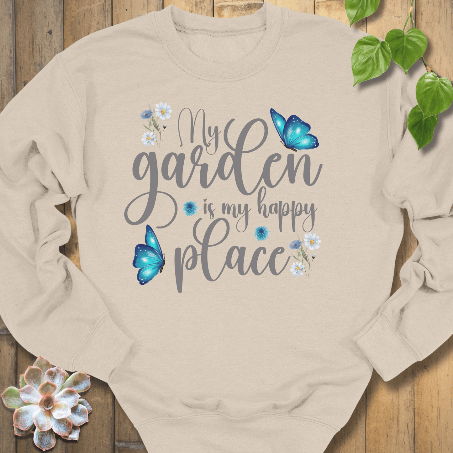 Sand / S My Garden Sweatshirt Sweatshirt