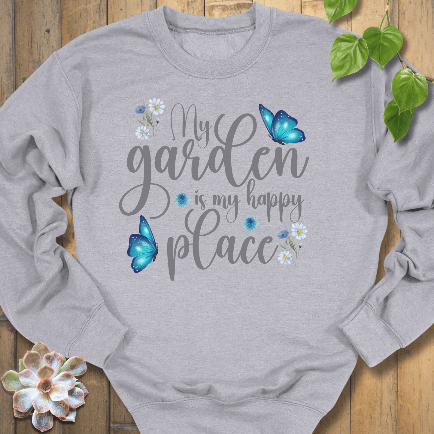 Sport Grey / S My Garden Sweatshirt Sweatshirt