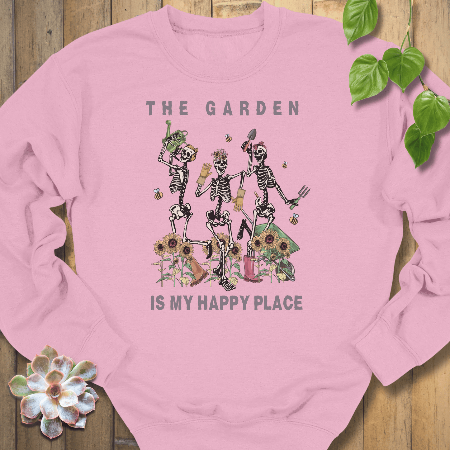 Light Pink / S My Happy Place Sweatshirt Sweatshirt