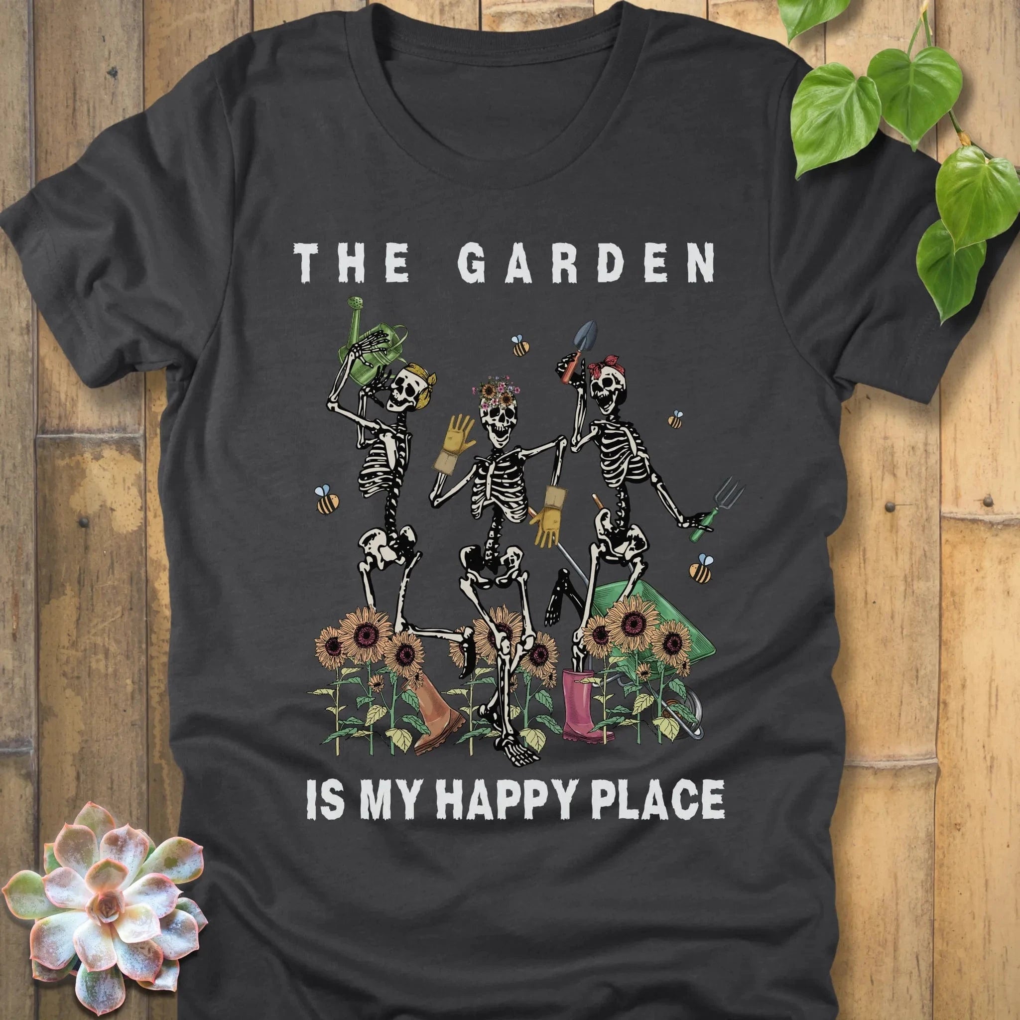 Dark Grey Heather / S My Happy Place T-Shirt T-Shirt