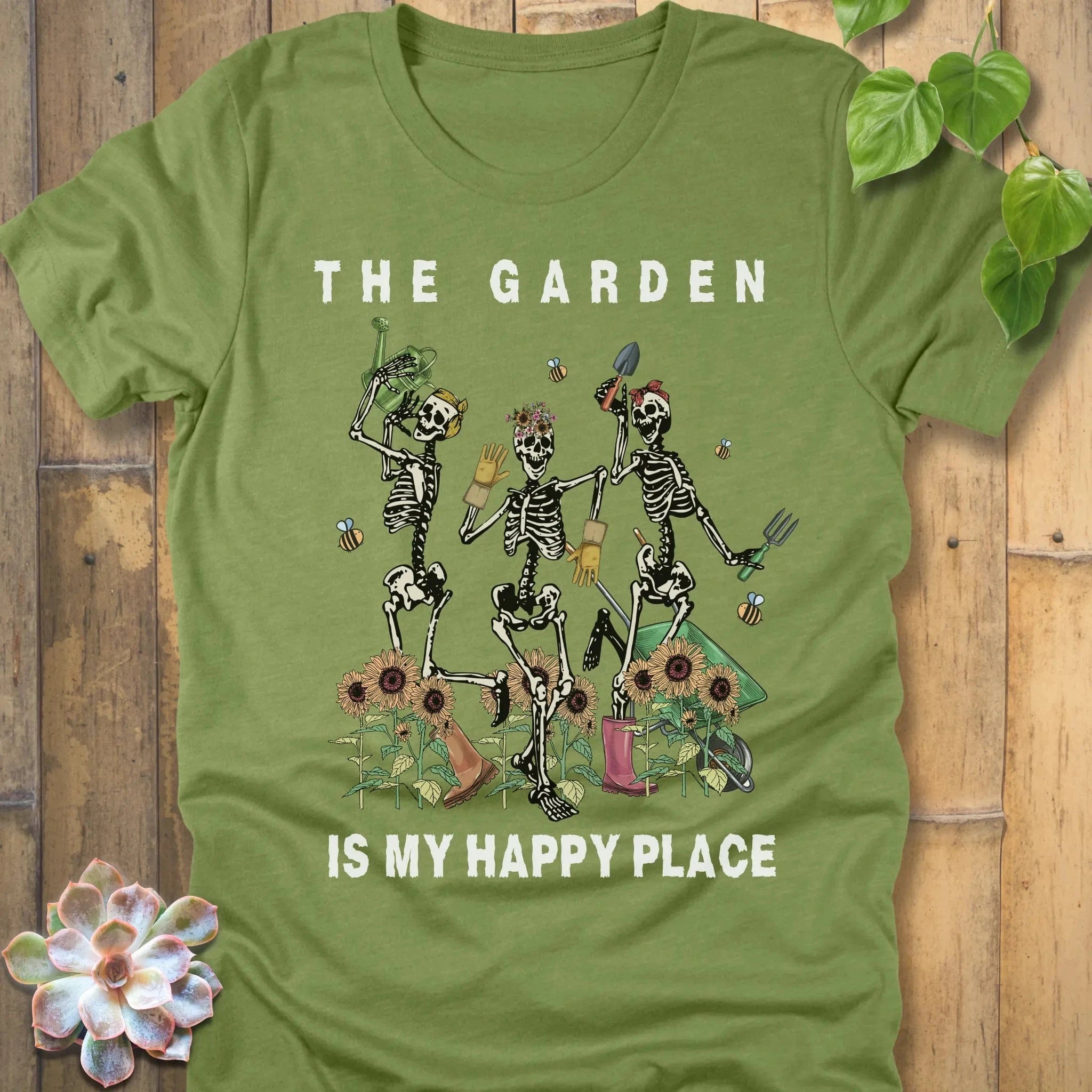 Heather Green / S My Happy Place T-Shirt T-Shirt