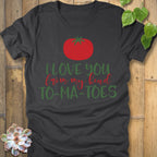 Dark Grey Heather / S My Head To-Ma-Toes T-Shirt T-Shirt