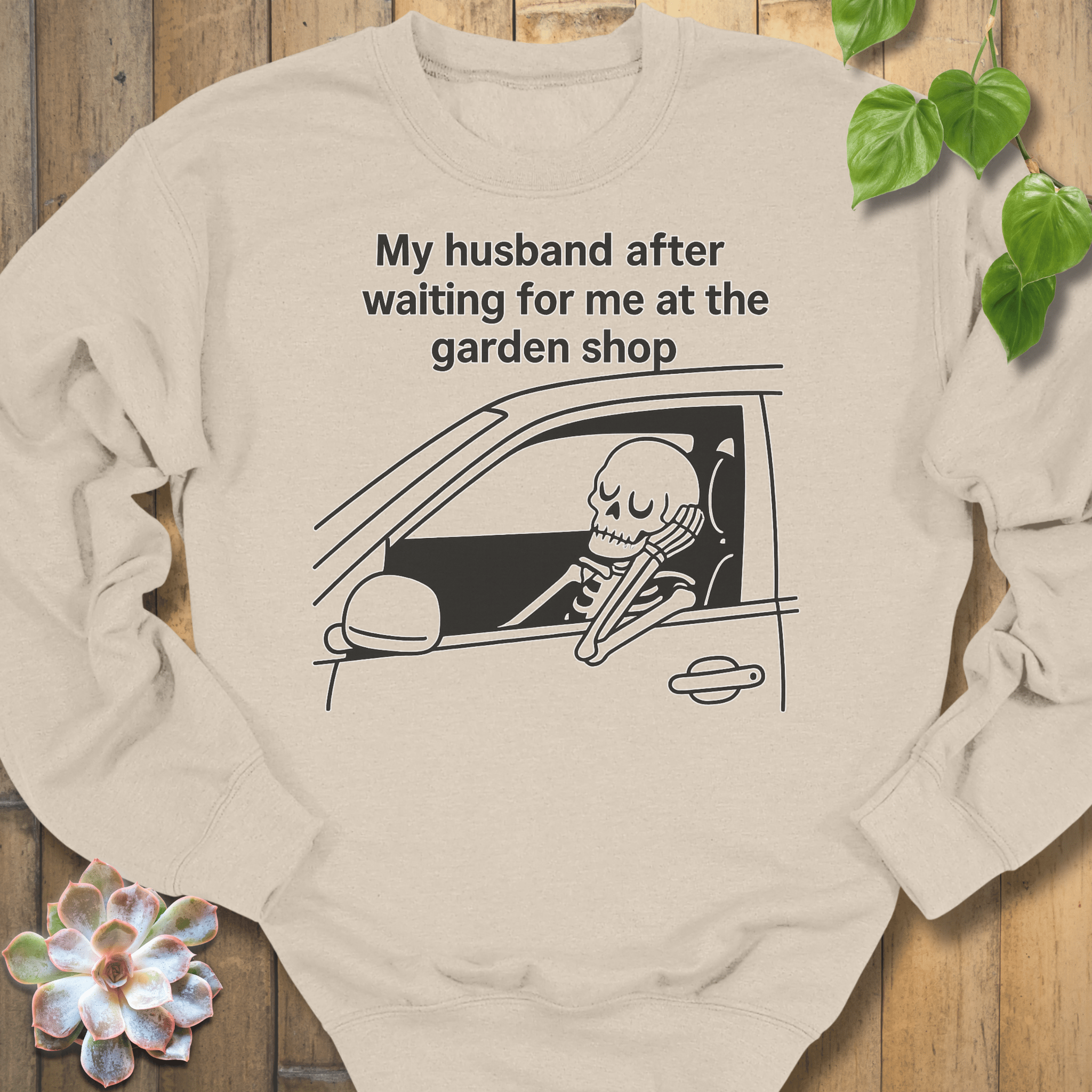 Sand / S My Husband Sweatshirt Sweatshirt