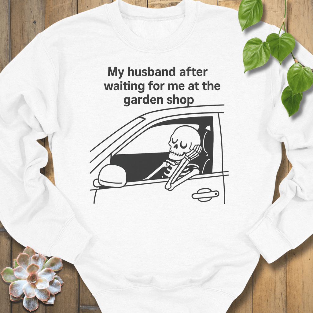White / S My Husband Sweatshirt Sweatshirt