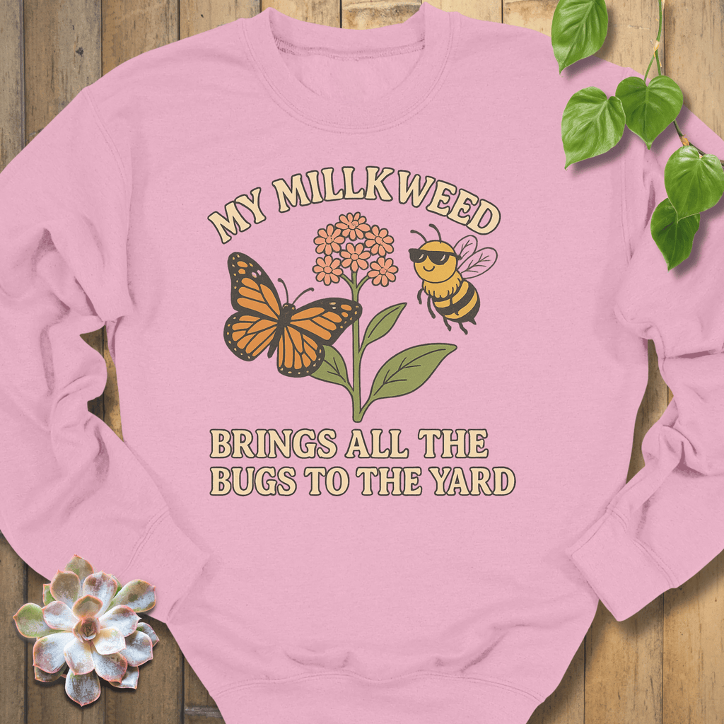 Light Pink / S My Milkweed Sweatshirt Sweatshirt