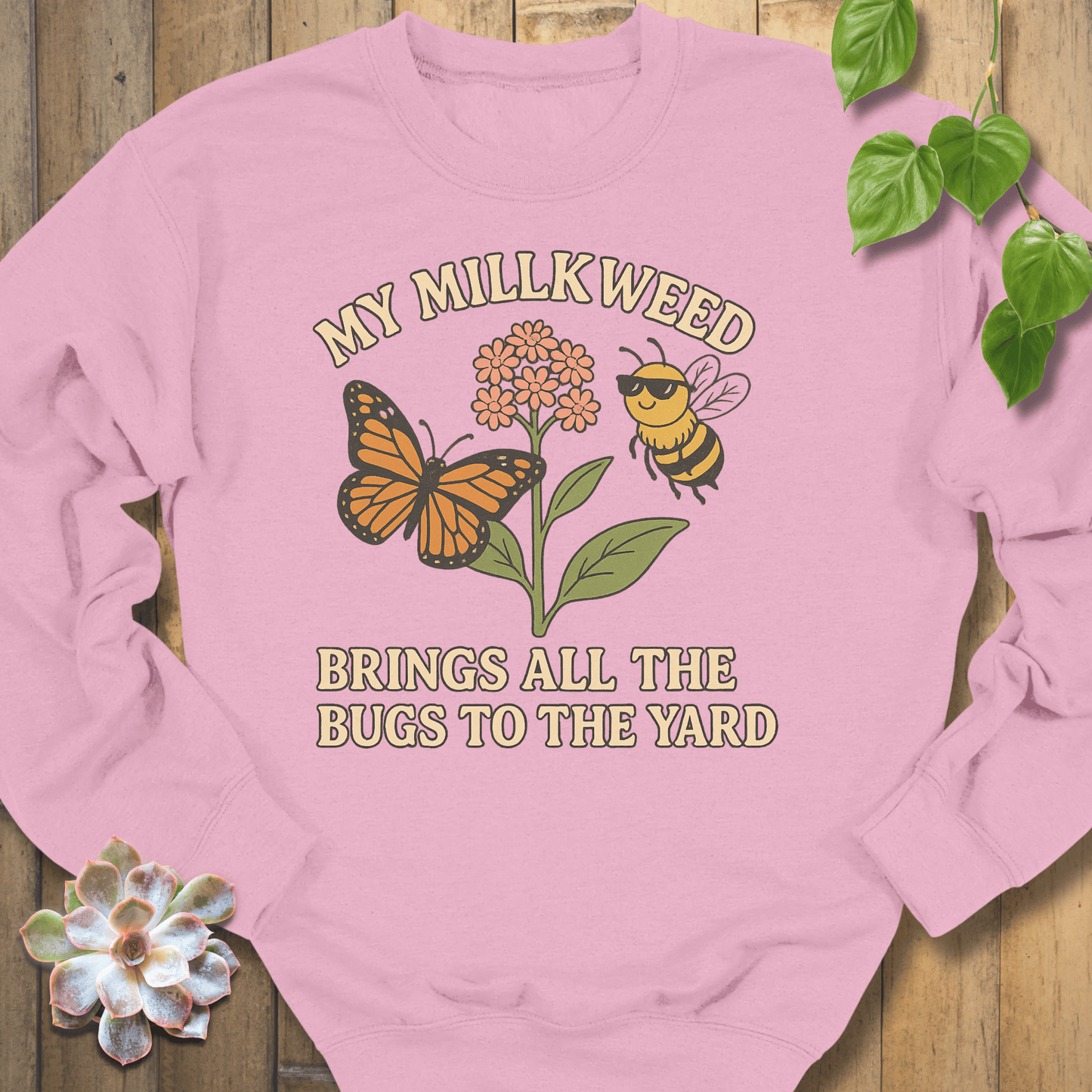 Light Pink / S My Milkweed Sweatshirt Sweatshirt