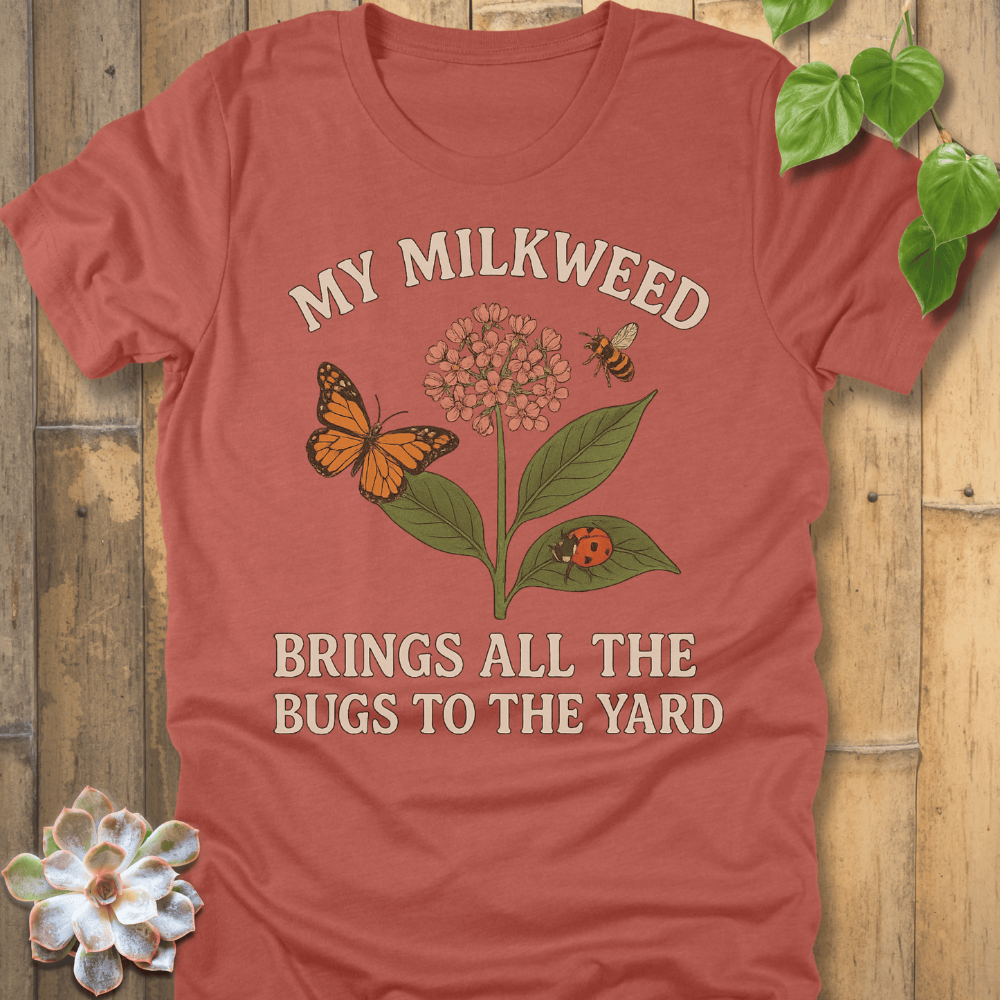 Heather Clay / S My Milkweed T-Shirt T-Shirt
