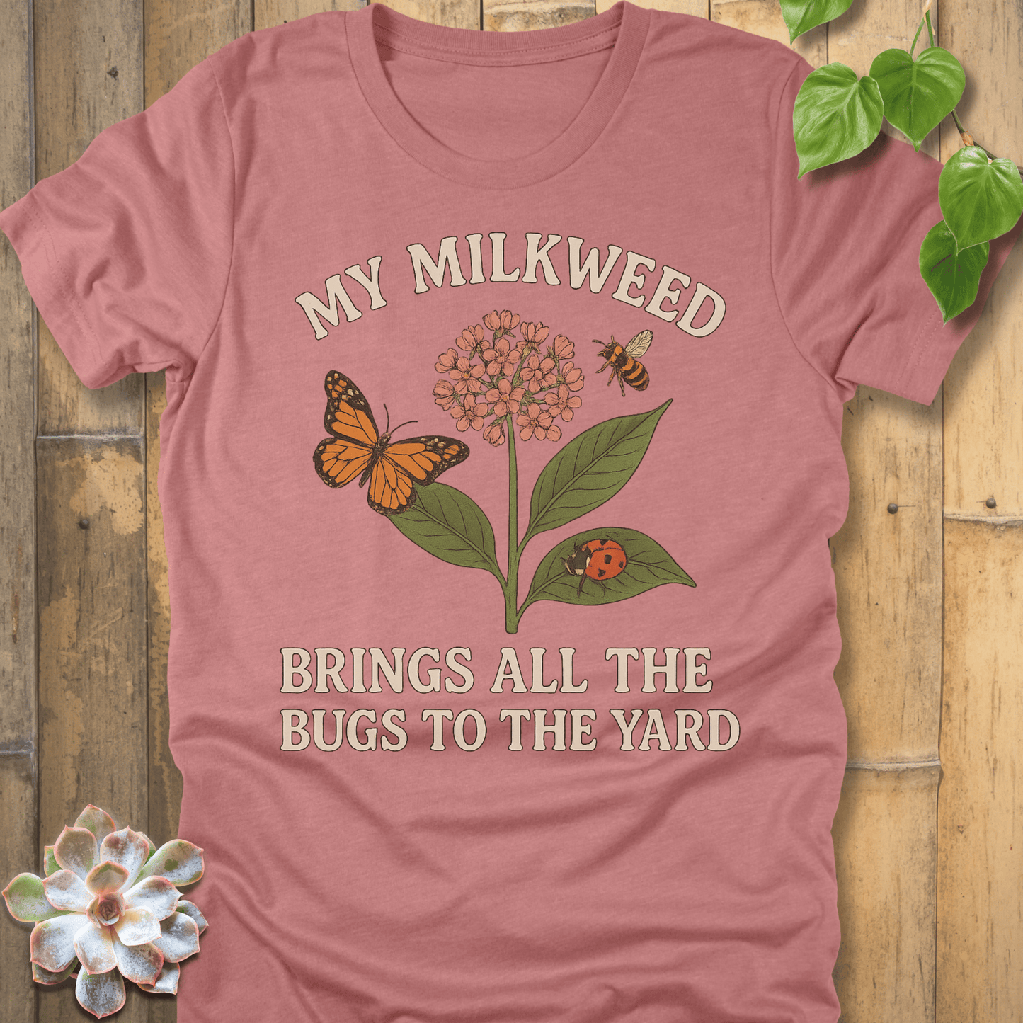 Heather Mauve / S My Milkweed T-Shirt T-Shirt