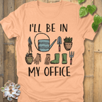 Heather Peach / S My Office T-Shirt T-Shirt