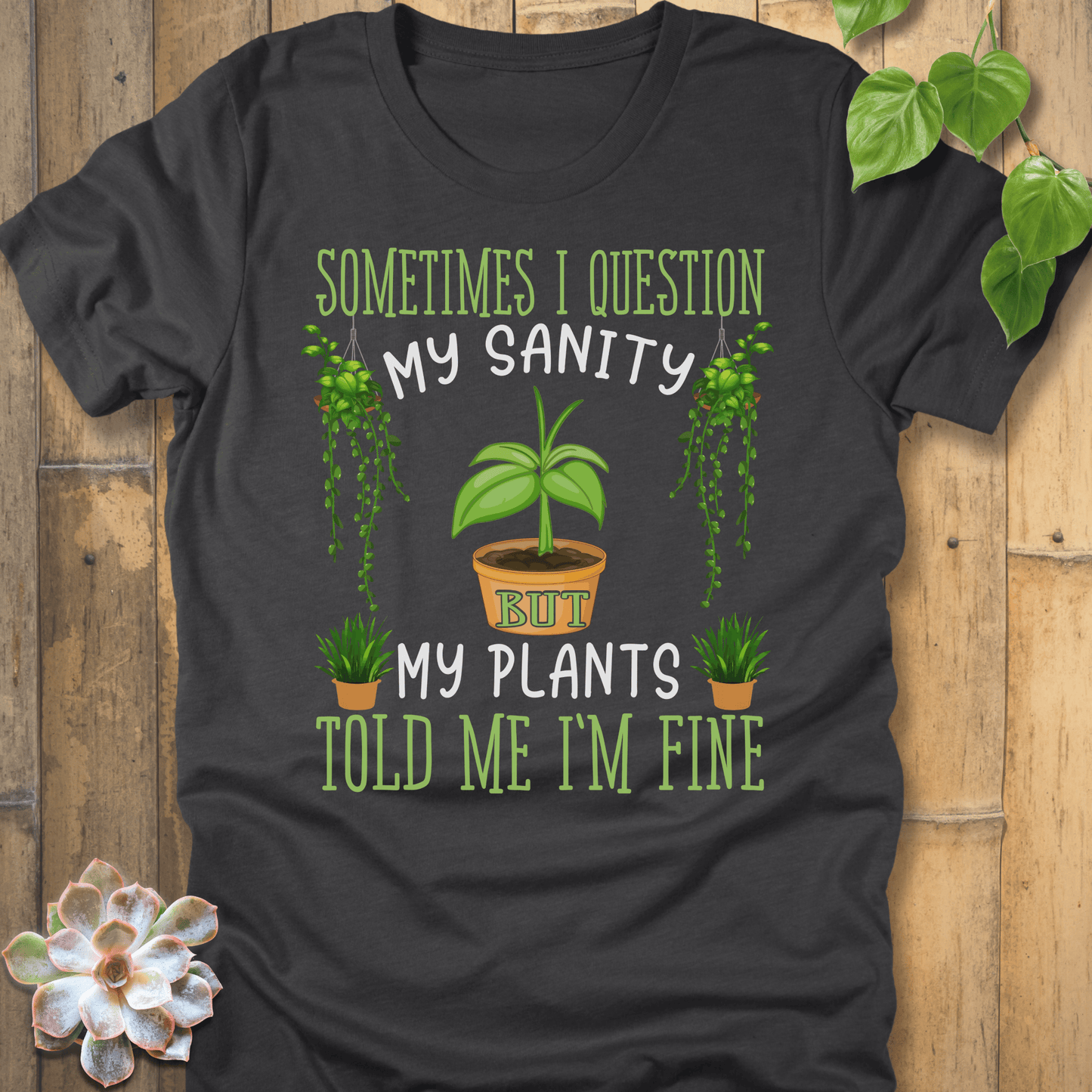 Dark Grey Heather / S My Sanity T-shirt T-Shirt