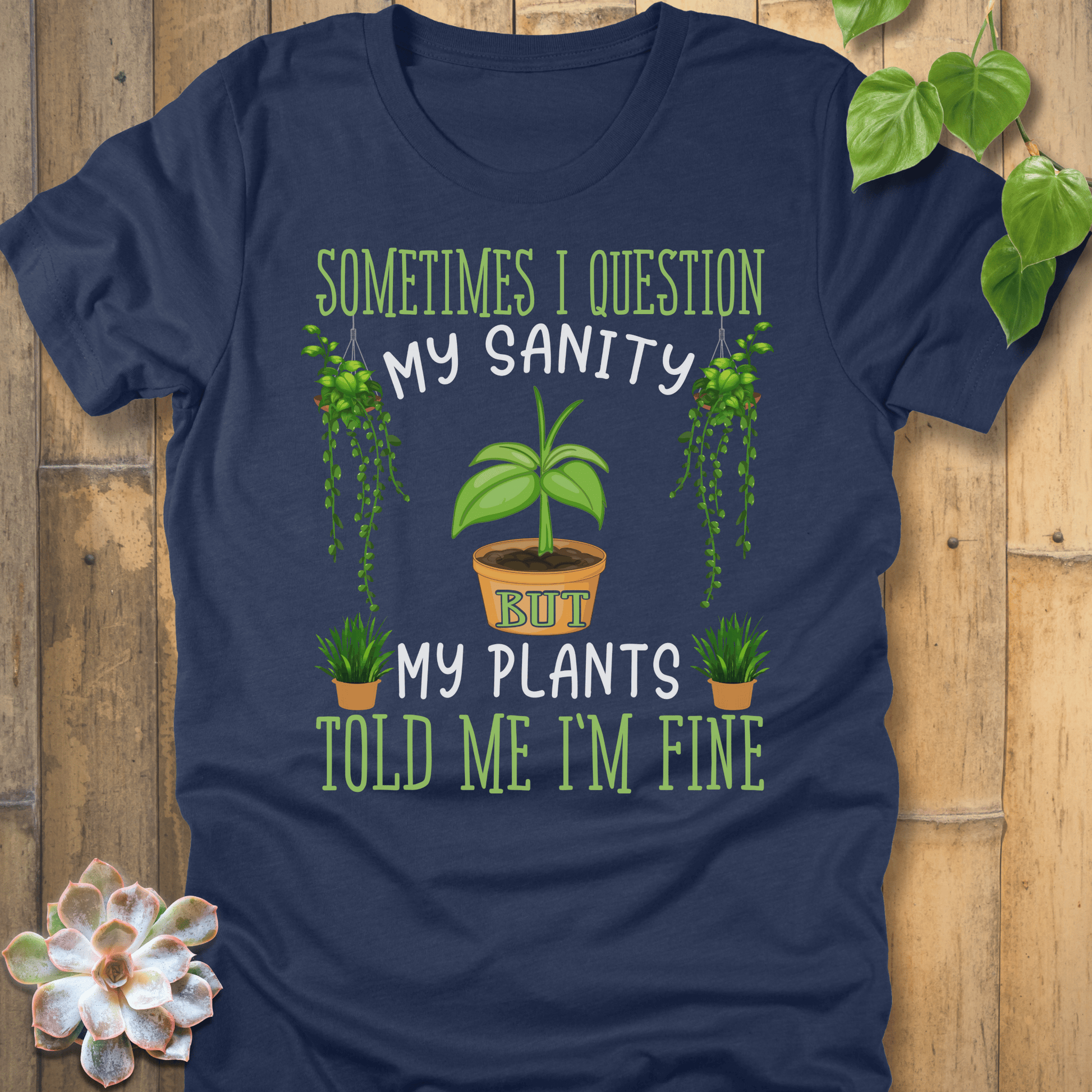 Heather Navy / S My Sanity T-shirt T-Shirt