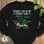Black / S My Spare Time Sweatshirt Sweatshirt