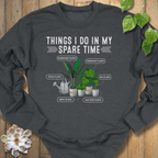 Dark Heather / S My Spare Time Sweatshirt Sweatshirt