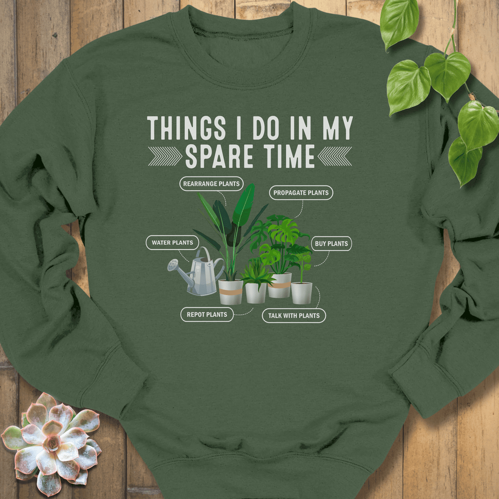 Military Green / S My Spare Time Sweatshirt Sweatshirt