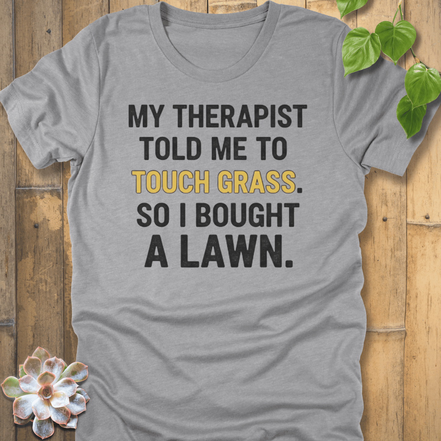 Athletic Heather / S My Therapist T-shirt T-Shirt