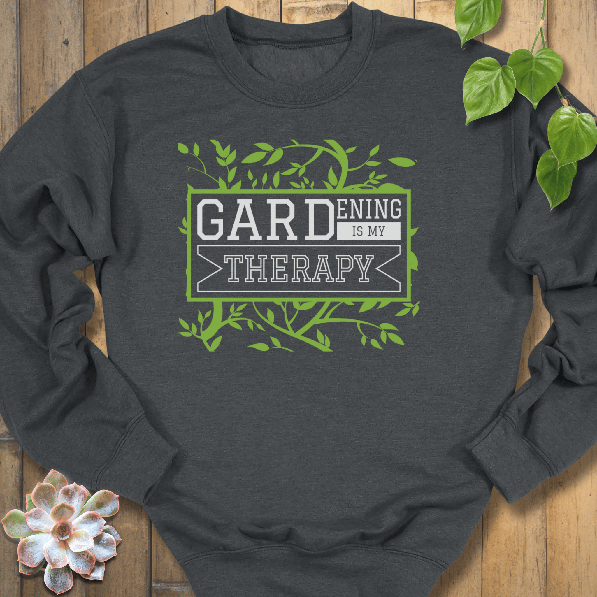 Dark Heather / S My Therapy Sweatshirt Sweatshirt