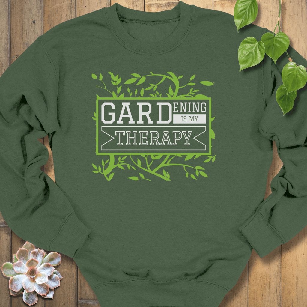 Military Green / S My Therapy Sweatshirt Sweatshirt