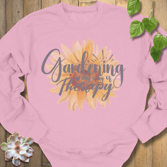 Light Pink / S My Way Of Therapy Sweatshirt Sweatshirt