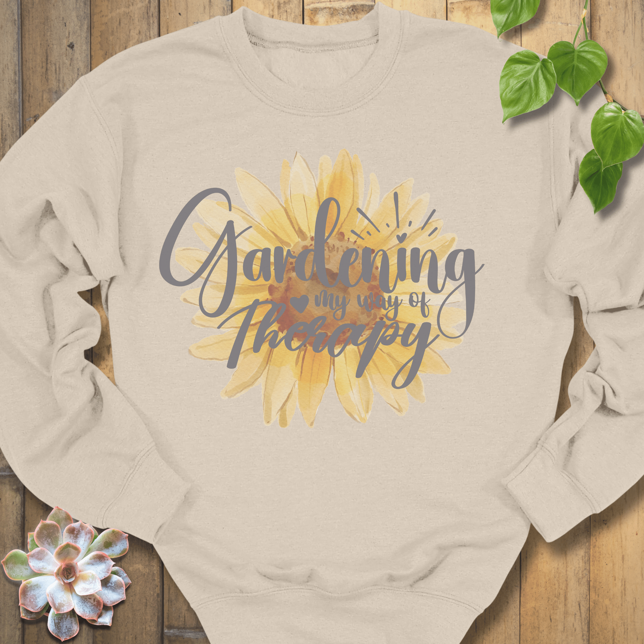 Sand / S My Way Of Therapy Sweatshirt Sweatshirt