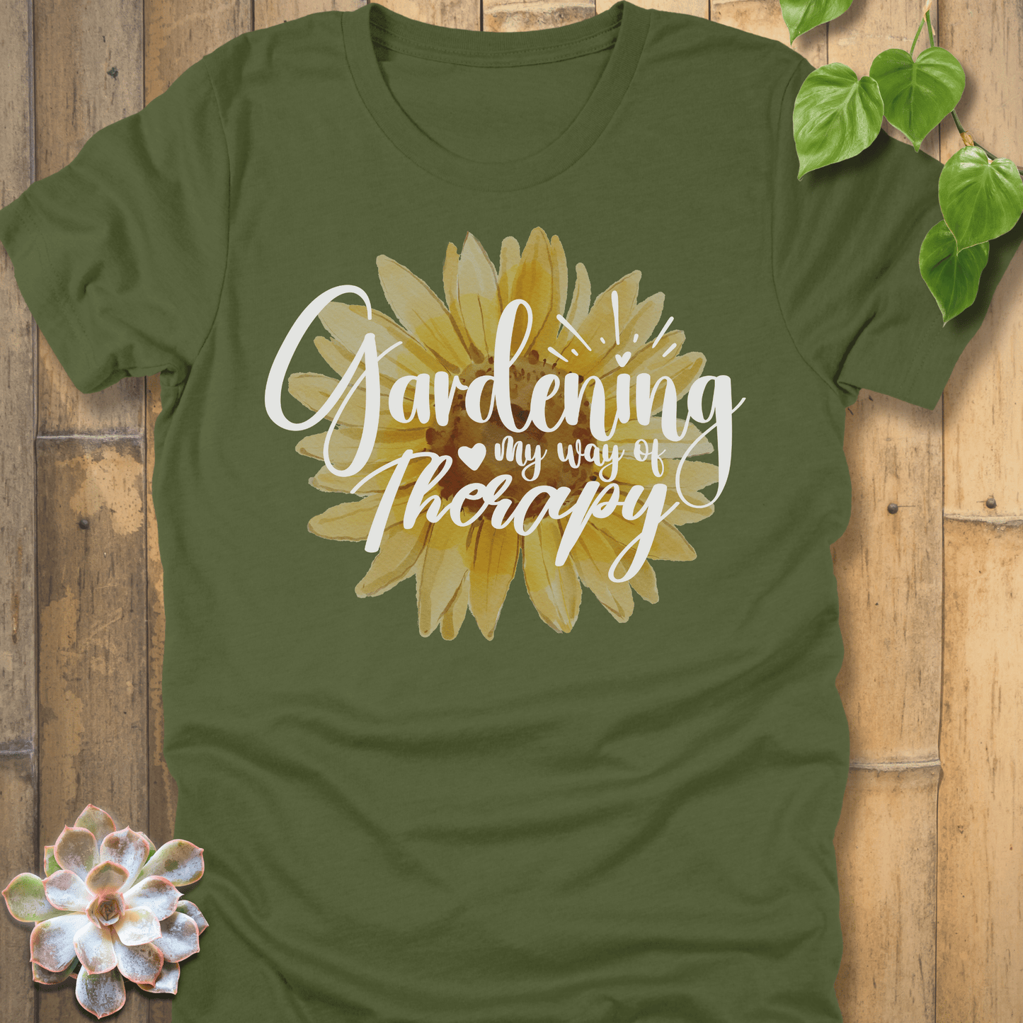 Military Green / S My Way Of Therapy T-shirt T-Shirt
