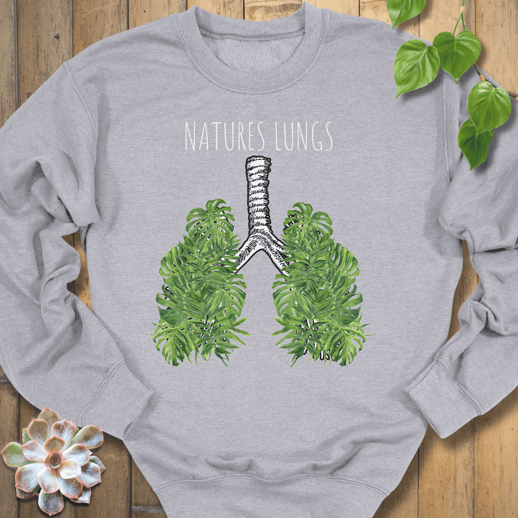 Sport Grey / S Nature Lungs Sweatshirt Sweatshirt