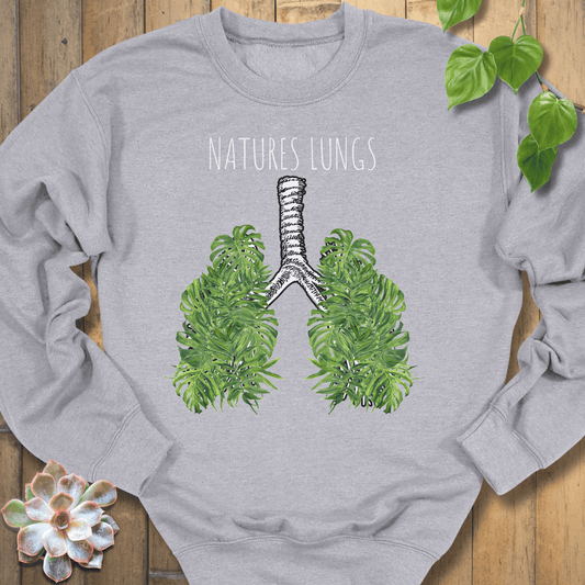 Sport Grey / S Nature Lungs Sweatshirt Sweatshirt