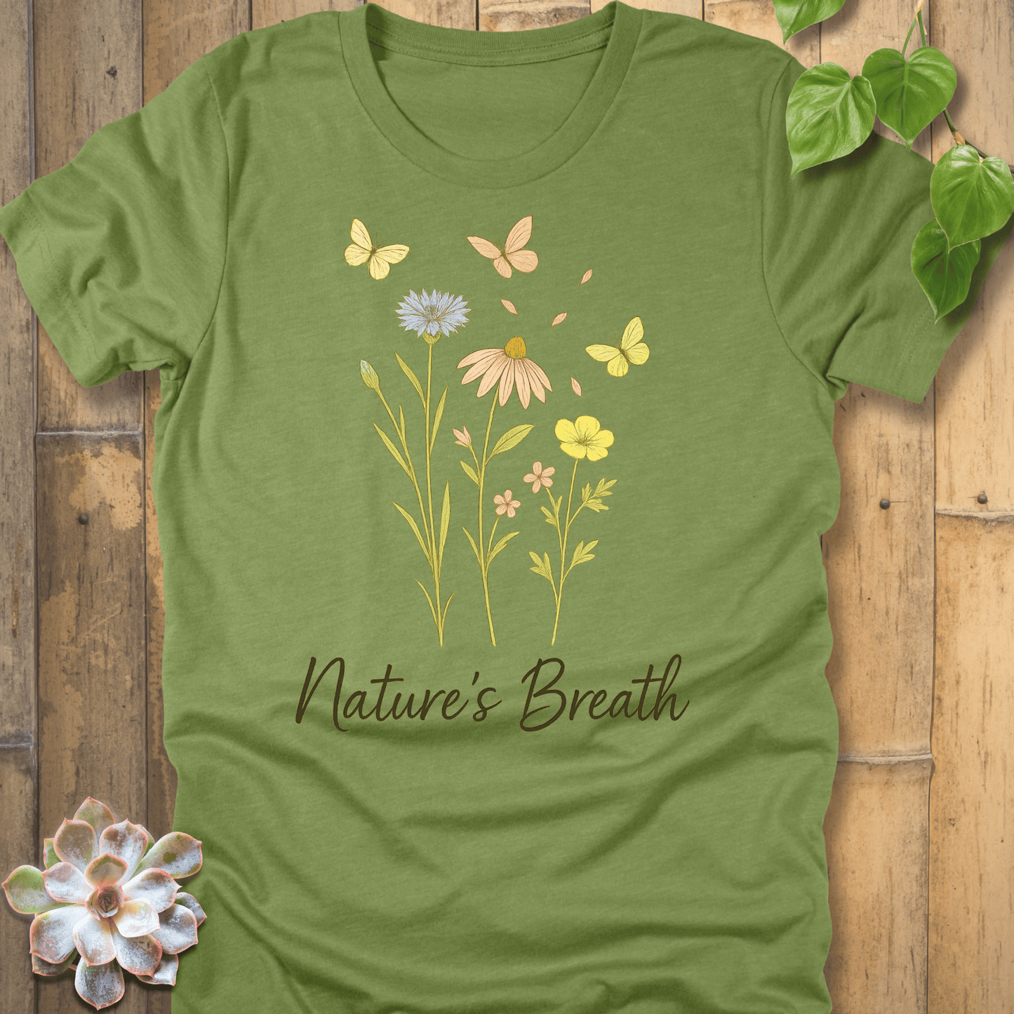 Heather Green / M Nature's Breath T-Shirt T-Shirt