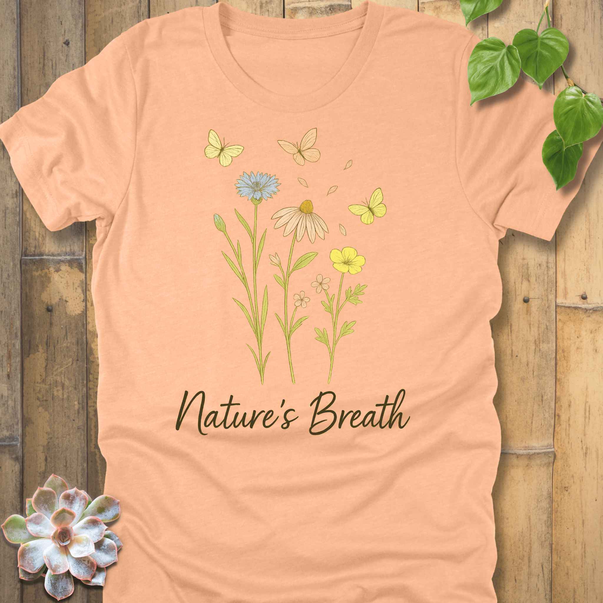 Heather Peach / S Nature's Breath T-Shirt T-Shirt